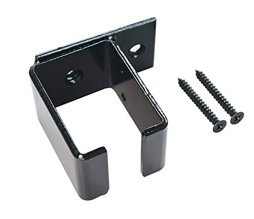 DIYHD Ceiling Mount Black Box Track Sliding Barn Door Hardware,Fit Interior and Exterior Use